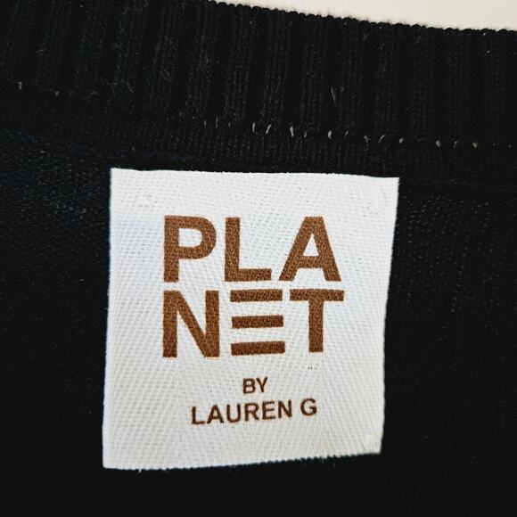 Planet by Lauren G One-Shoulder Cutout Pima Cotton Modal Knit Top - Picture 5 of 5